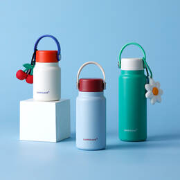 B&igrave;nh giữ nhiệt bỏ t&uacute;i LocknLock Mini pocket tumbler c&oacute; quai x&aacute;ch LHC4439GRN - LHC4438BLU - LHC4437IVY